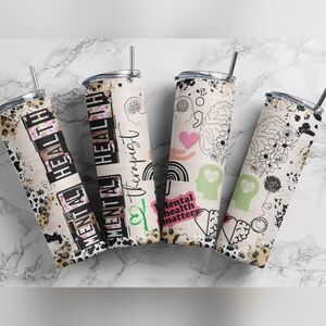 Mental Health Therapist metal insulated tumbler